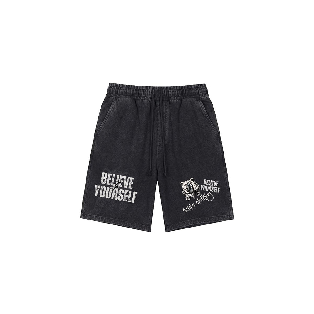 Kubz Vintage Wash Drawstring Shorts|350GSM DTG