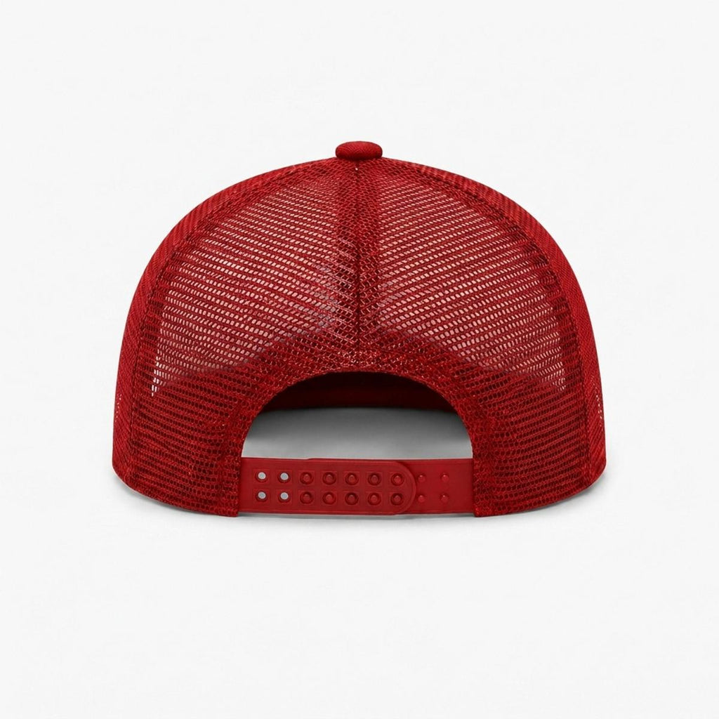 Kubz Embroidery Flat-Brim Mesh Cap