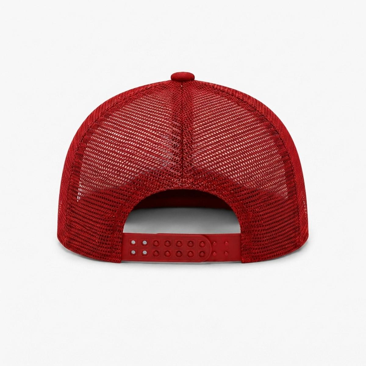 Kubz Embroidery Flat-Brim Mesh Cap