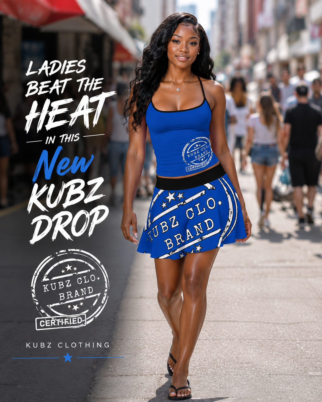 Certified High-Stretch Tennis Skort with Built-In Shorts